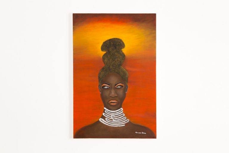 Pintura Óleo – Negra Etéra  80x100cm